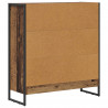 Szafka na książki Stare drewno 80 x 30 x 155 cm