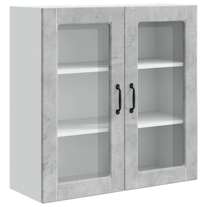 Szafka kuchenna z półką Betonowy szary 80 x 31 x 80 cm