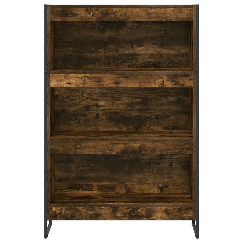 Szafka na książki Dąb dymny 80 x 30 x 155 cm