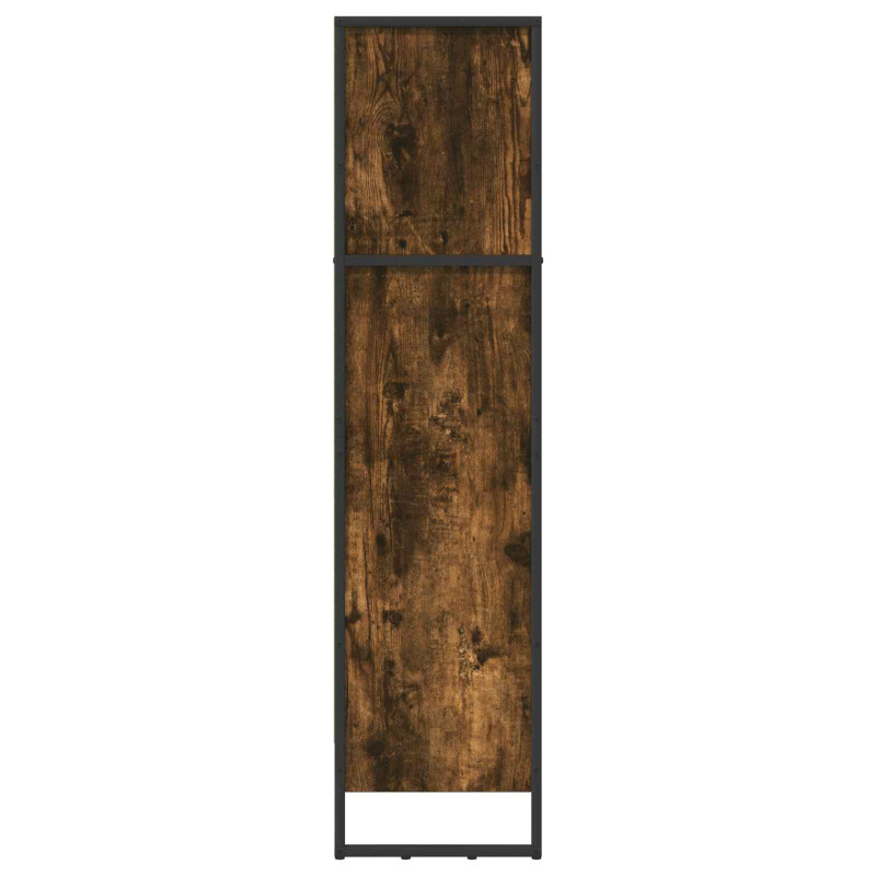 Szafka na książki Dąb dymny 80 x 30 x 155 cm