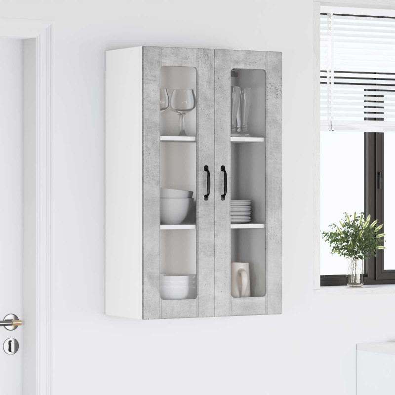 Szafka kuchenna wisząca Betonowy szary 60 x 31 x 100 cm