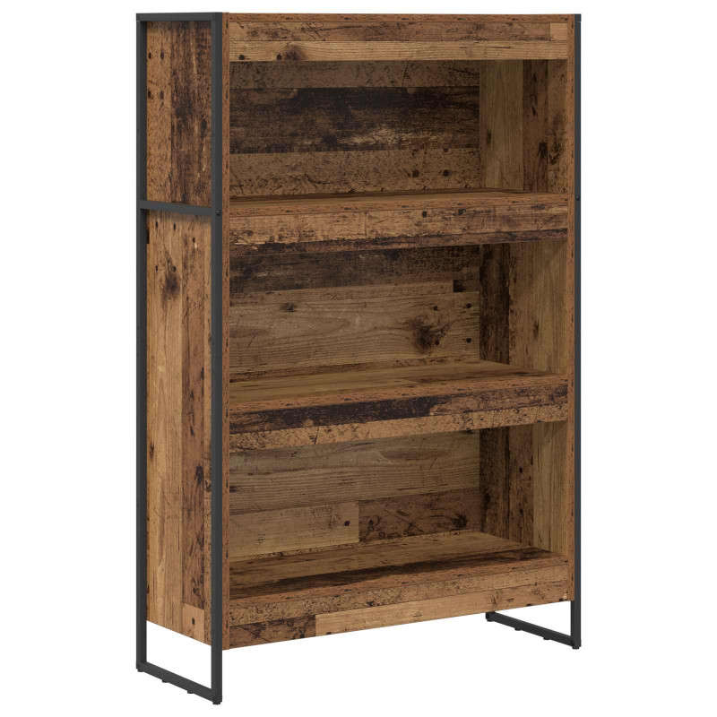 Szafka na książki Stare drewno 80 x 30 x 155 cm