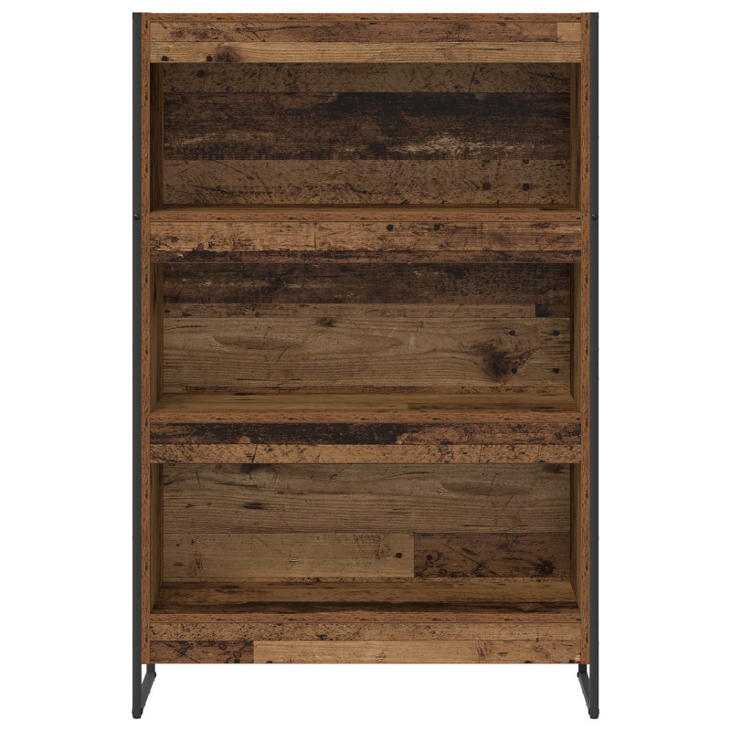 Szafka na książki Stare drewno 80 x 30 x 155 cm