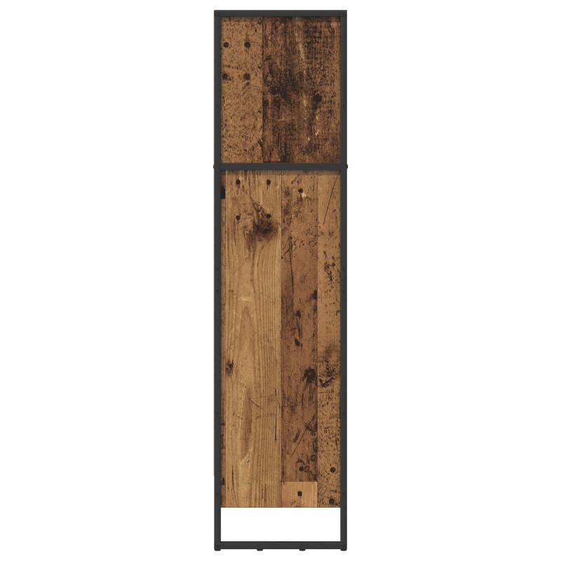 Szafka na książki Stare drewno 80 x 30 x 155 cm