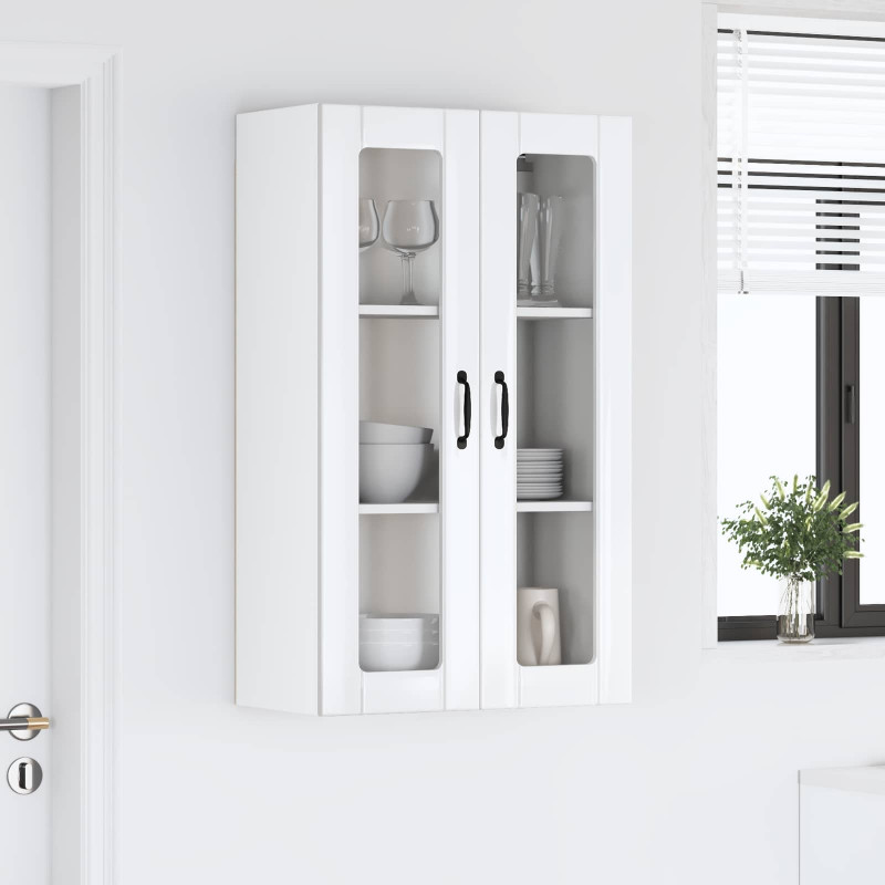 Szafka kuchenna wisząca Wysoki połysk biały 60 x 31 x 100 cm