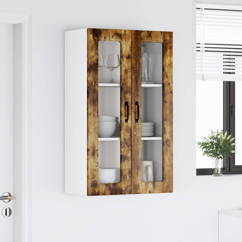 Szafka kuchenna wisząca z drzwiami Dąb wędzony 60 x 31 x 100 cm