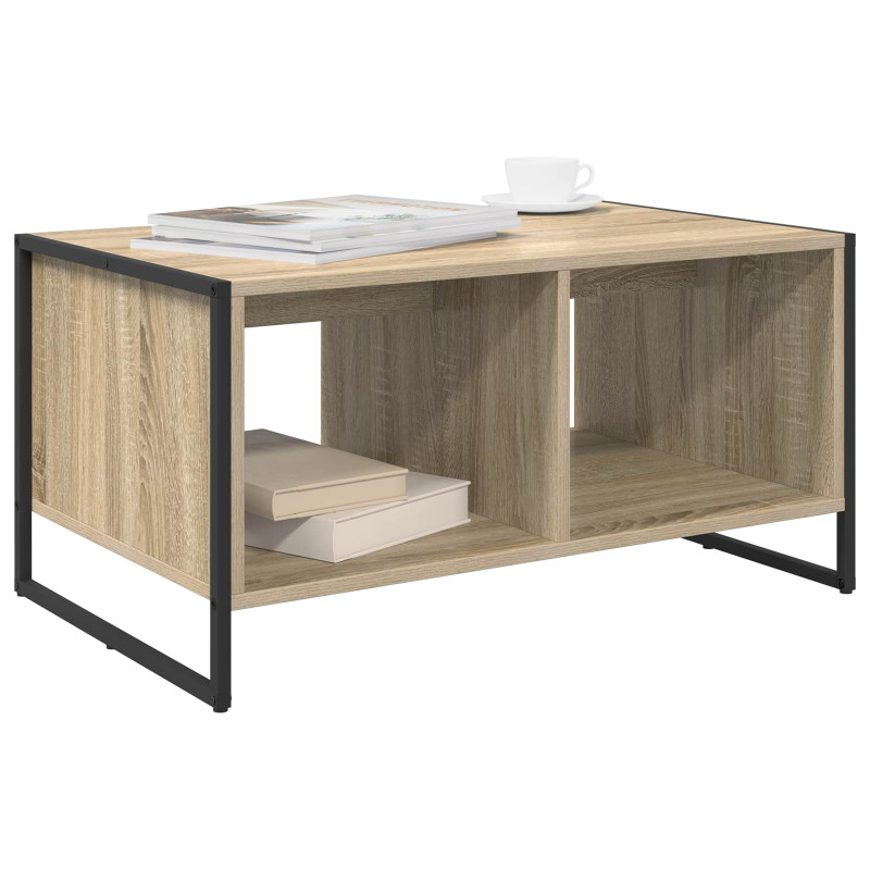Stolik kawowy Sonoma 80 x 50 x 40 cm Materiał drewnopochodny