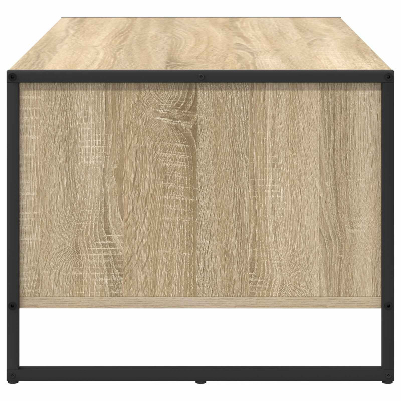 Stolik kawowy Sonoma 80 x 50 x 40 cm Materiał drewnopochodny