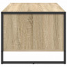 Stolik kawowy Sonoma 80 x 50 x 40 cm Materiał drewnopochodny