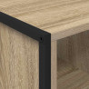 Stolik kawowy Sonoma 80 x 50 x 40 cm Materiał drewnopochodny