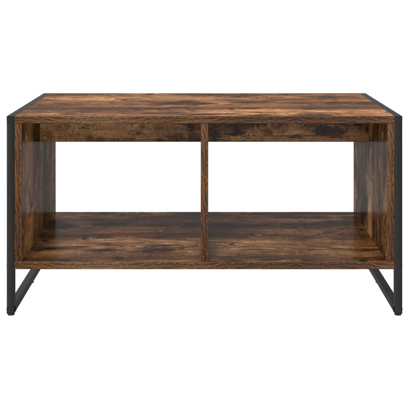 Stolik kawowy Dąb dymny 80 x 50 x 40 cm Materiał drewnopochodny