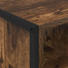 Stolik kawowy Dąb dymny 80 x 50 x 40 cm Materiał drewnopochodny