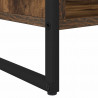 Stolik kawowy Dąb dymny 80 x 50 x 40 cm Materiał drewnopochodny