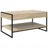Stolik kawowy Sonoma 80 x 50 x 40 cm Materiał drewnopochodny