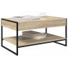 Stolik kawowy Sonoma 80 x 50 x 40 cm Materiał drewnopochodny