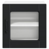 Szafka kuchenna z półką z drzwiami 2 pcs Czarny 40 x 31 x 40 cm