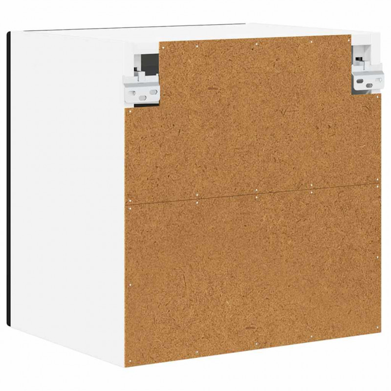 Szafka kuchenna z półką z drzwiami 2 pcs Czarny 40 x 31 x 40 cm