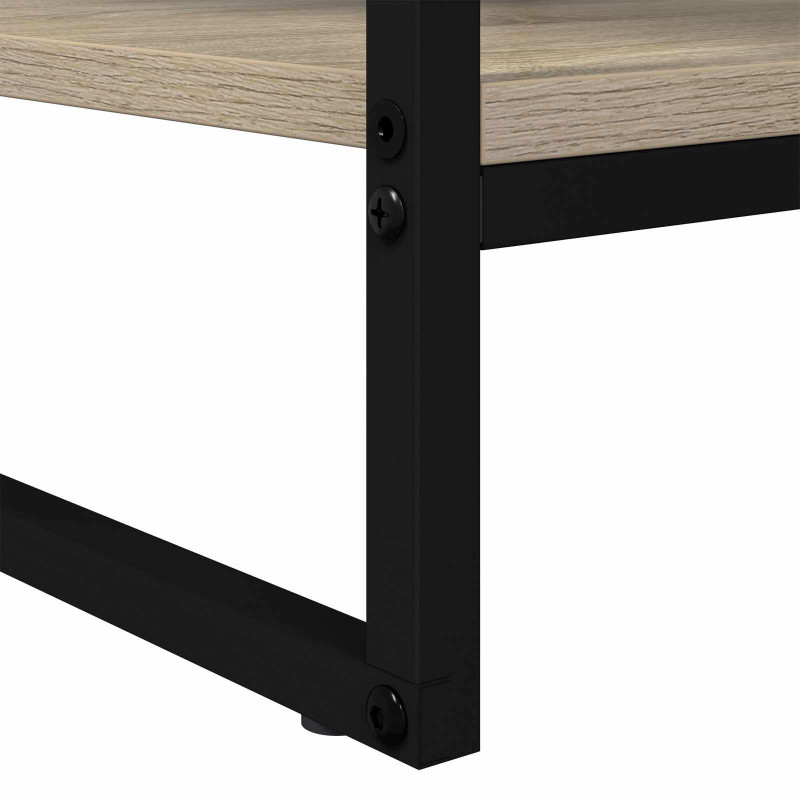 Stolik kawowy Sonoma 80 x 50 x 40 cm Materiał drewnopochodny