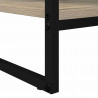 Stolik kawowy Sonoma 80 x 50 x 40 cm Materiał drewnopochodny