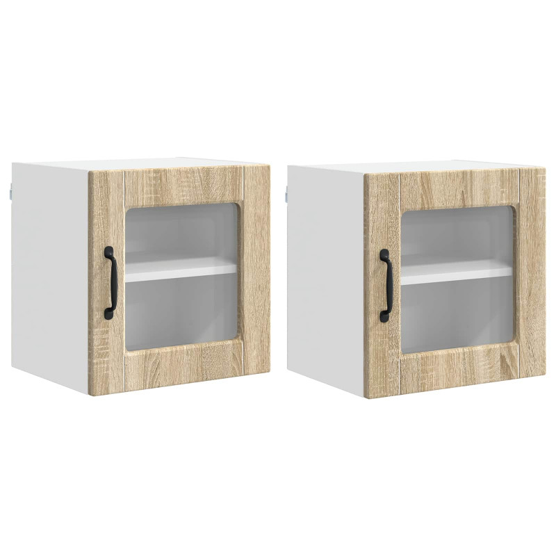 Szafka kuchenna z półką 2 pcs Dąb Sonoma 40 x 31 x 40 cm