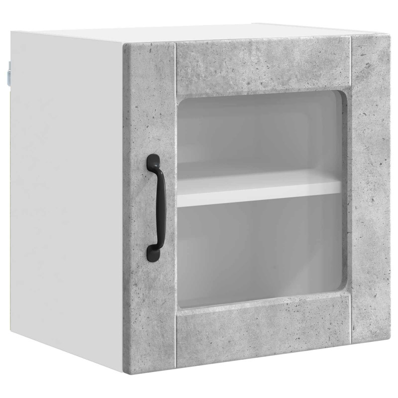 Szafka kuchenna z półką 2 pcs Betonowy szary 40 x 31 x 40 cm