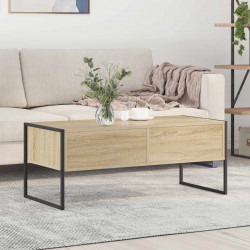 Stolik kawowy Sonoma 100 x 46 x 40 cm Materiał drewnopochodny