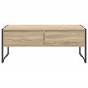 Stolik kawowy Sonoma 100 x 46 x 40 cm Materiał drewnopochodny