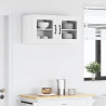 Szafka kuchenna 2 pcs Wysoki połysk biały 40 x 31 x 40 cm