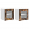 Szafka kuchenna z półką 2 pcs Dąb wędzony 40 x 31 x 40 cm