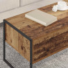 Stolik kawowy z szufladą Stare drewno 100 x 46 x 40 cm