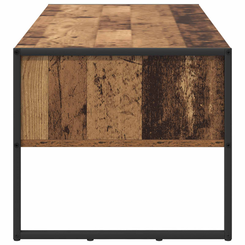 Stolik kawowy z szufladą Stare drewno 100 x 46 x 40 cm