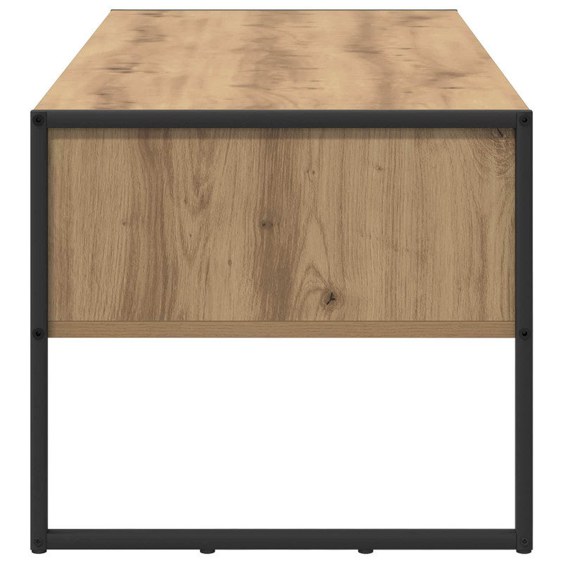 Stolik kawowy z szufladą Dąb rzemieślniczy 100 x 46 x 40 cm