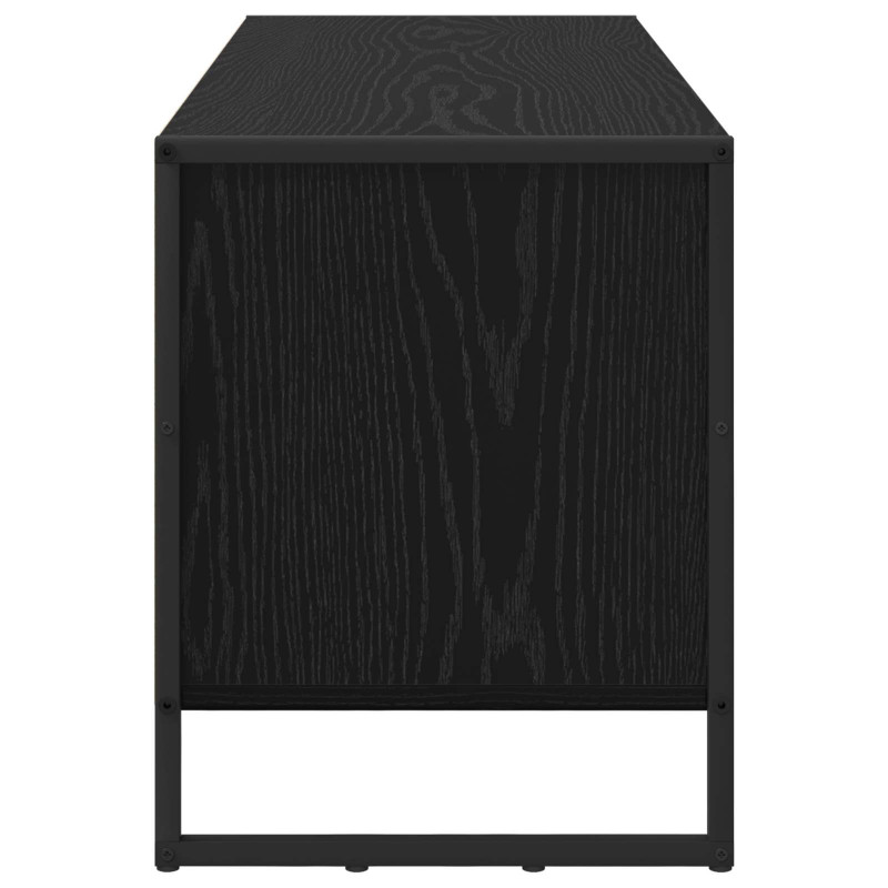 Szafka na buty z przechowywaniem Czarny Dąb 60 x 35 x 44 cm
