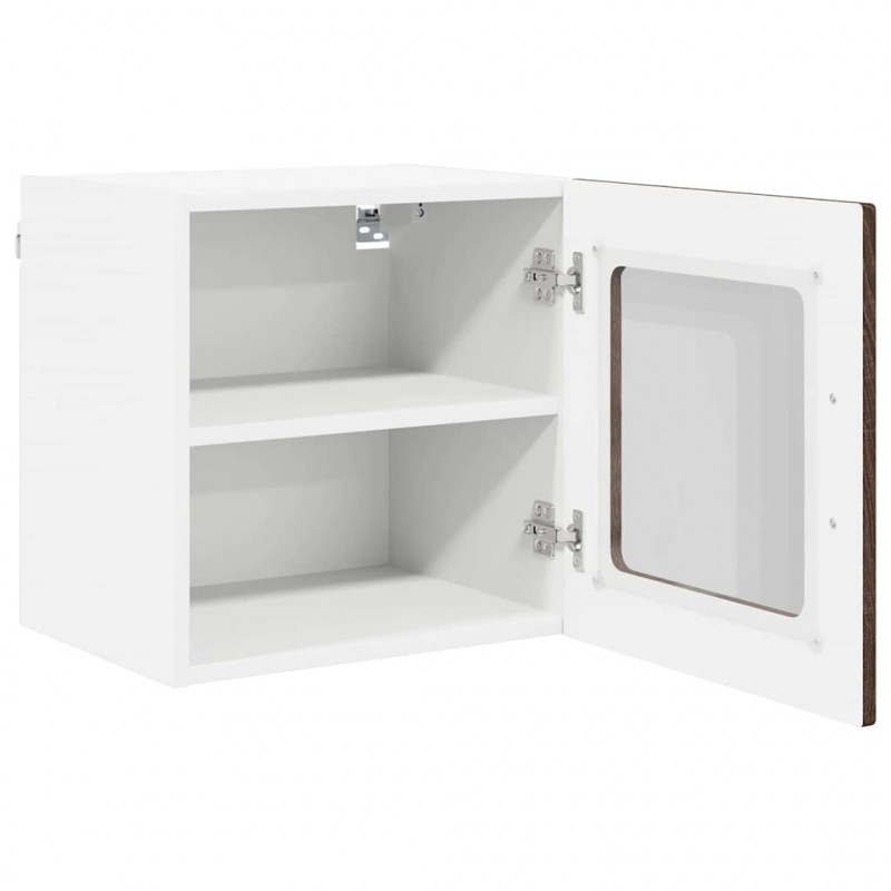 Szafka kuchenna z półką 2 pcs Brązowy dąb 40 x 31 x 40 cm