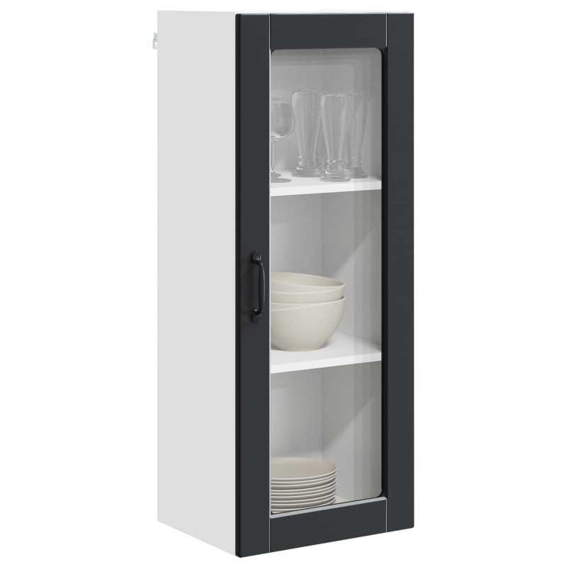 Szafka kuchenna Czarny 40 x 31 x 100 cm Materiał drewnopochodny