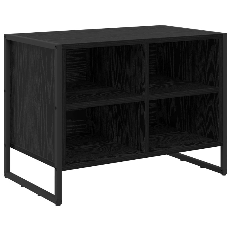 Szafka na buty z przechowywaniem Czarny Dąb 60 x 35 x 44 cm