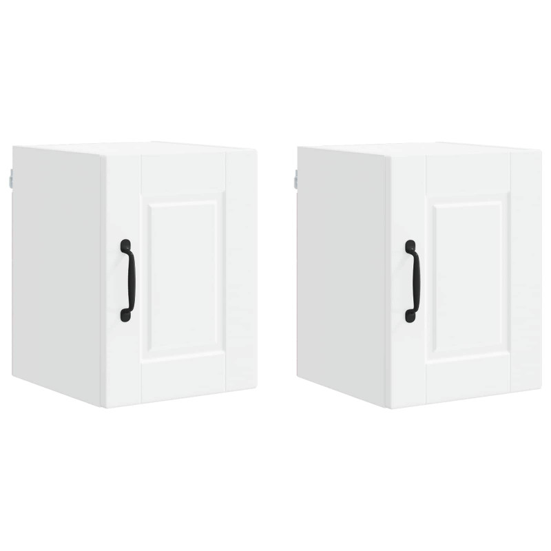 Szafka kuchenna z półką z drzwiami 2 pcs Biały 30 x 31 x 40 cm