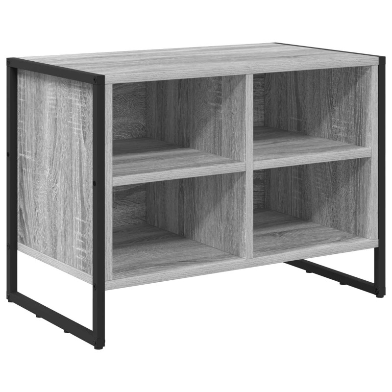 Szafka na buty z przechowywaniem Szary Sonoma 60 x 35 x 44 cm