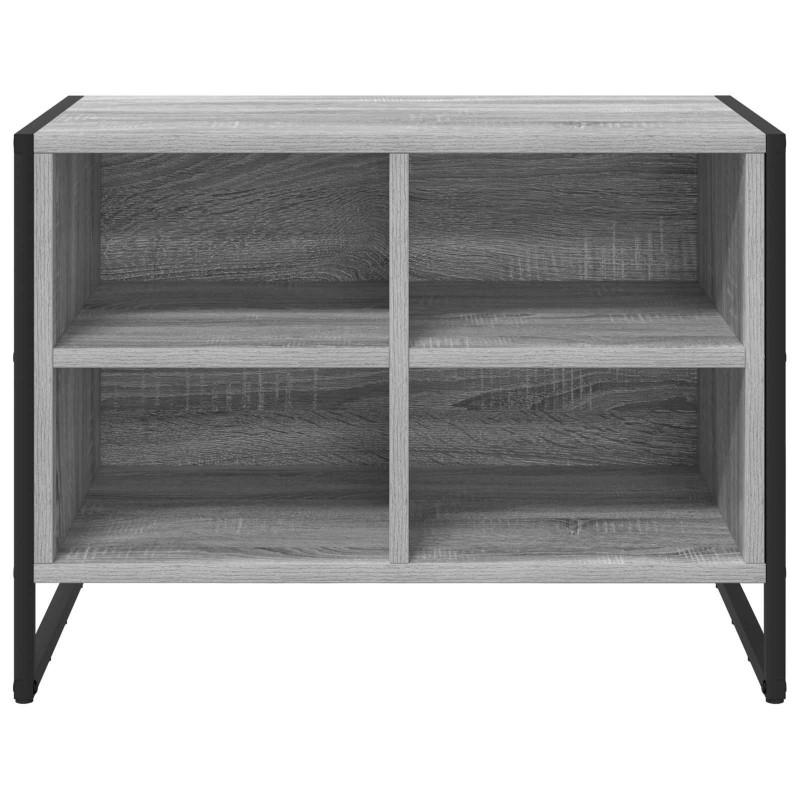 Szafka na buty z przechowywaniem Szary Sonoma 60 x 35 x 44 cm