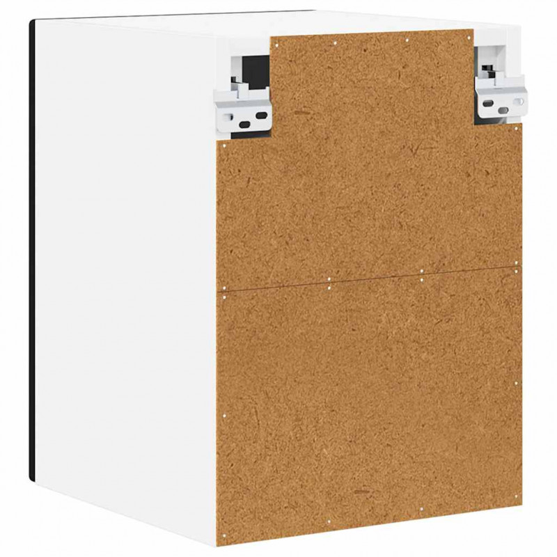 Szafka kuchenna z półką z drzwiami 2 pcs Czarny 30 x 31 x 40 cm