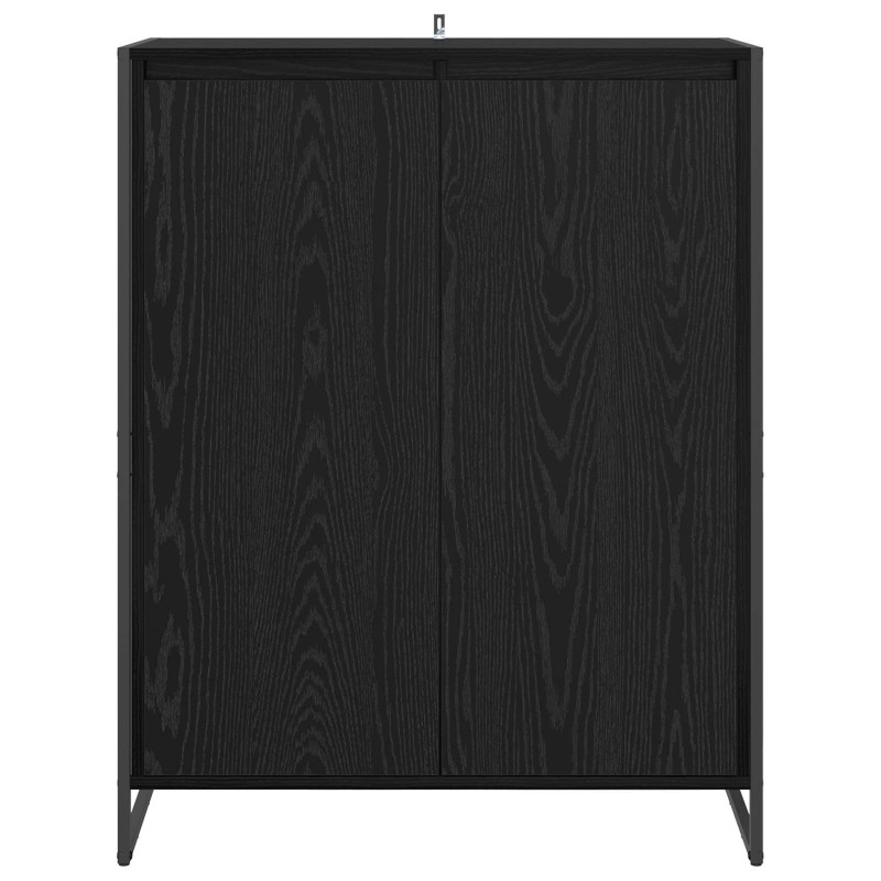 Szafka na buty z przechowywaniem Czarny Dąb 79 x 36 x 100 cm