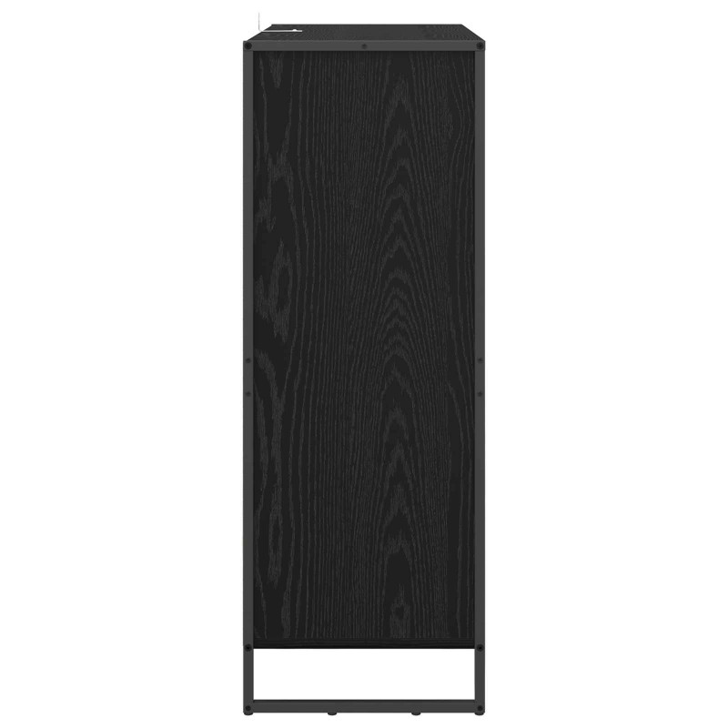 Szafka na buty z przechowywaniem Czarny Dąb 79 x 36 x 100 cm