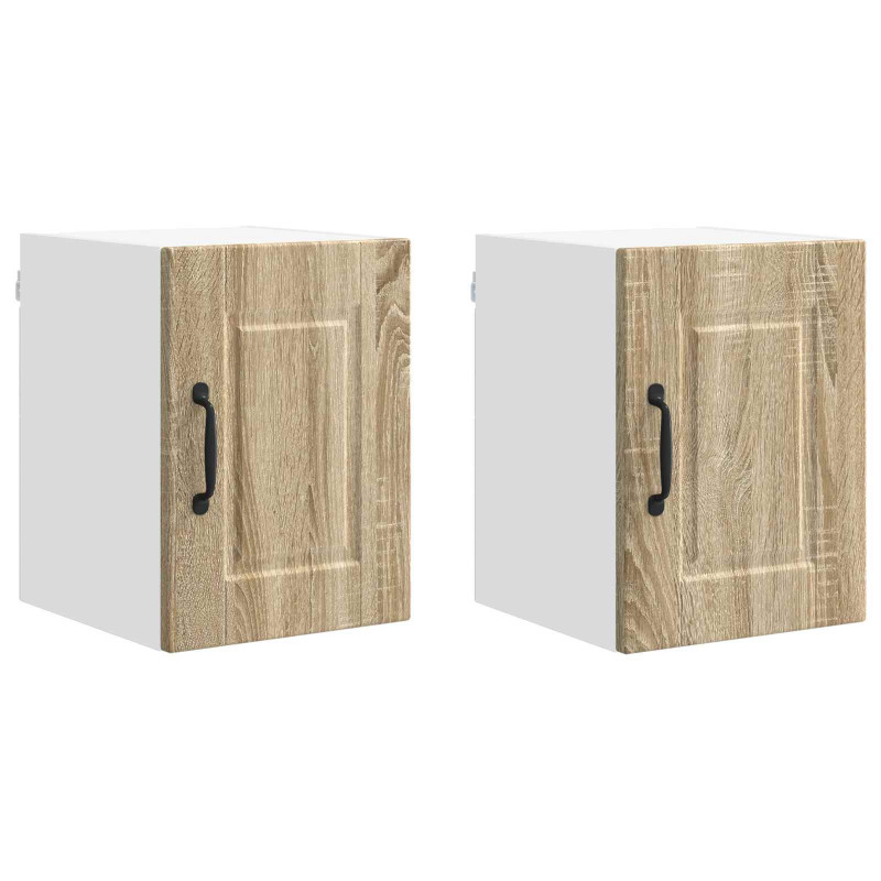 Szafka kuchenna z półką 2 pcs Dąb Sonoma 30 x 31 x 40 cm