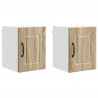 Szafka kuchenna z półką 2 pcs Dąb Sonoma 30 x 31 x 40 cm