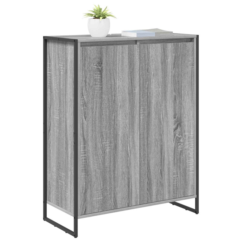 Szafka na buty z przechowywaniem Szary Sonoma 79 x 36 x 100 cm