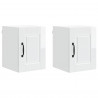 Szafka kuchenna 2 pcs Wysoki połysk biały 30 x 31 x 40 cm