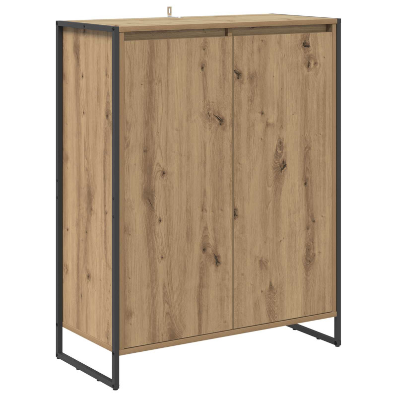 Szafka na buty z drzwiami Dąb rzemieślniczy 79 x 36 x 100 cm