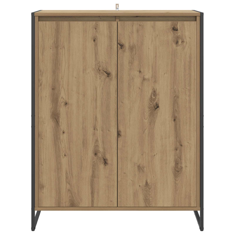 Szafka na buty z drzwiami Dąb rzemieślniczy 79 x 36 x 100 cm