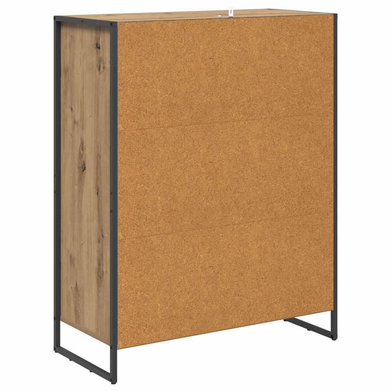 Szafka na buty z drzwiami Dąb rzemieślniczy 79 x 36 x 100 cm
