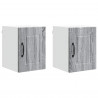 Szafka kuchenna z półką 2 pcs Szary Sonoma 30 x 31 x 40 cm